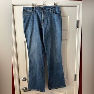 Wrangler Aura Bootcut Jeans 16 Tall NWT Stretch Western No Gap Waistband